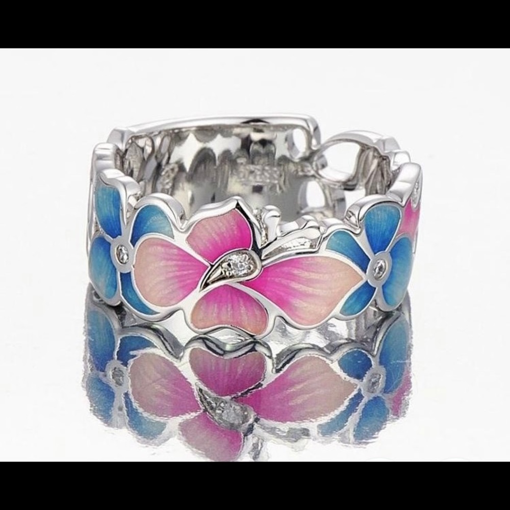 Sterling Flower ring